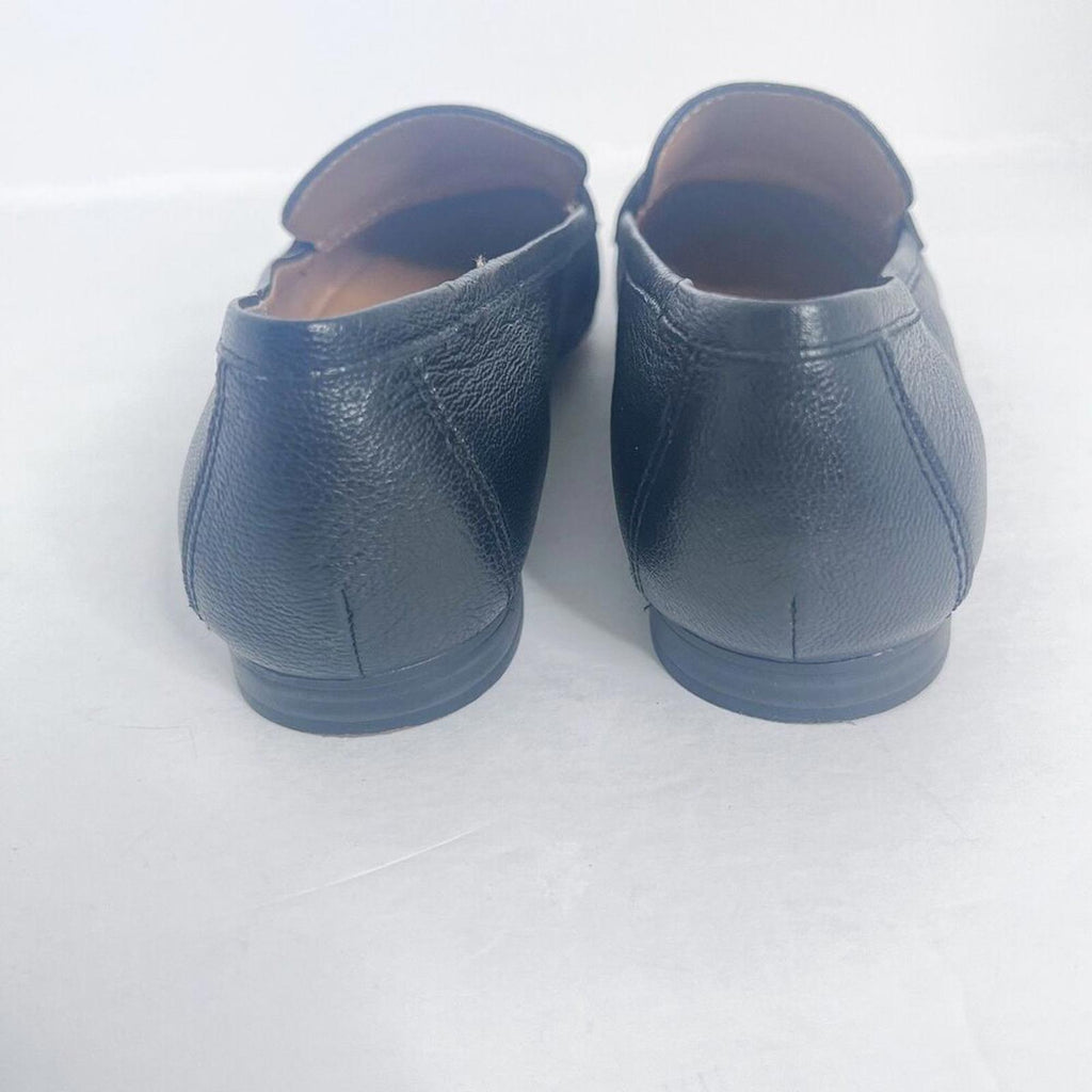 Franco Sarto Dame Black Leather Penny Loafers