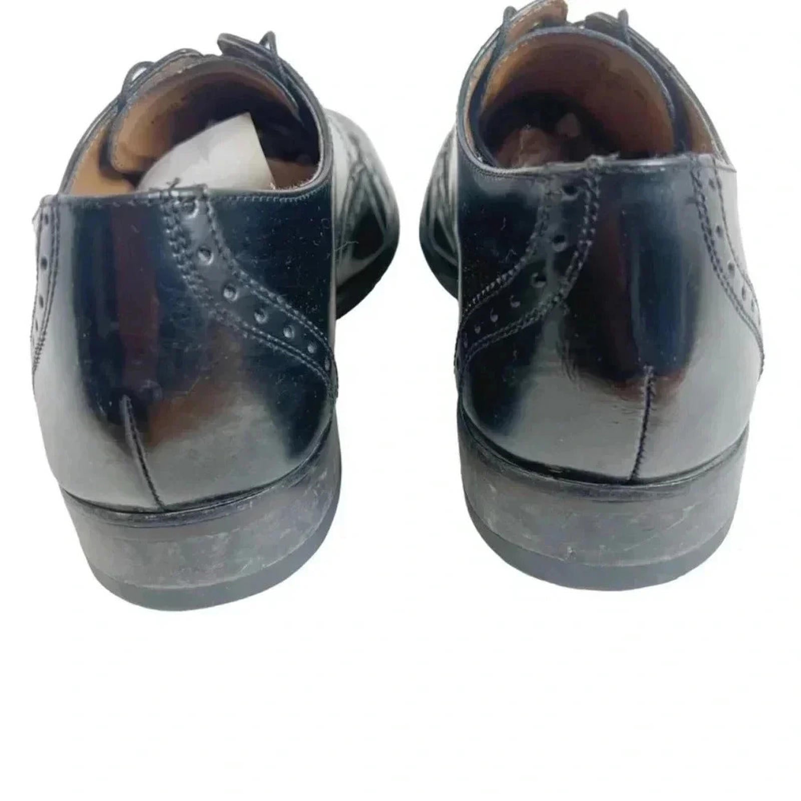 Florsheim Brookside Black Leather Wingtip Oxford Men's Size 10