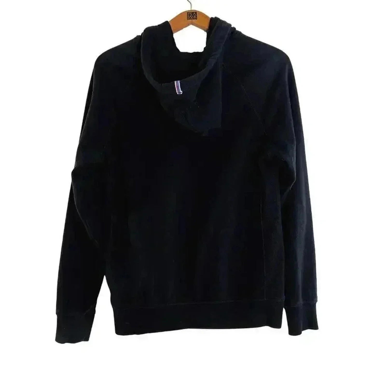 Champion Black Zip Up Hoodie Logo Women's Size L