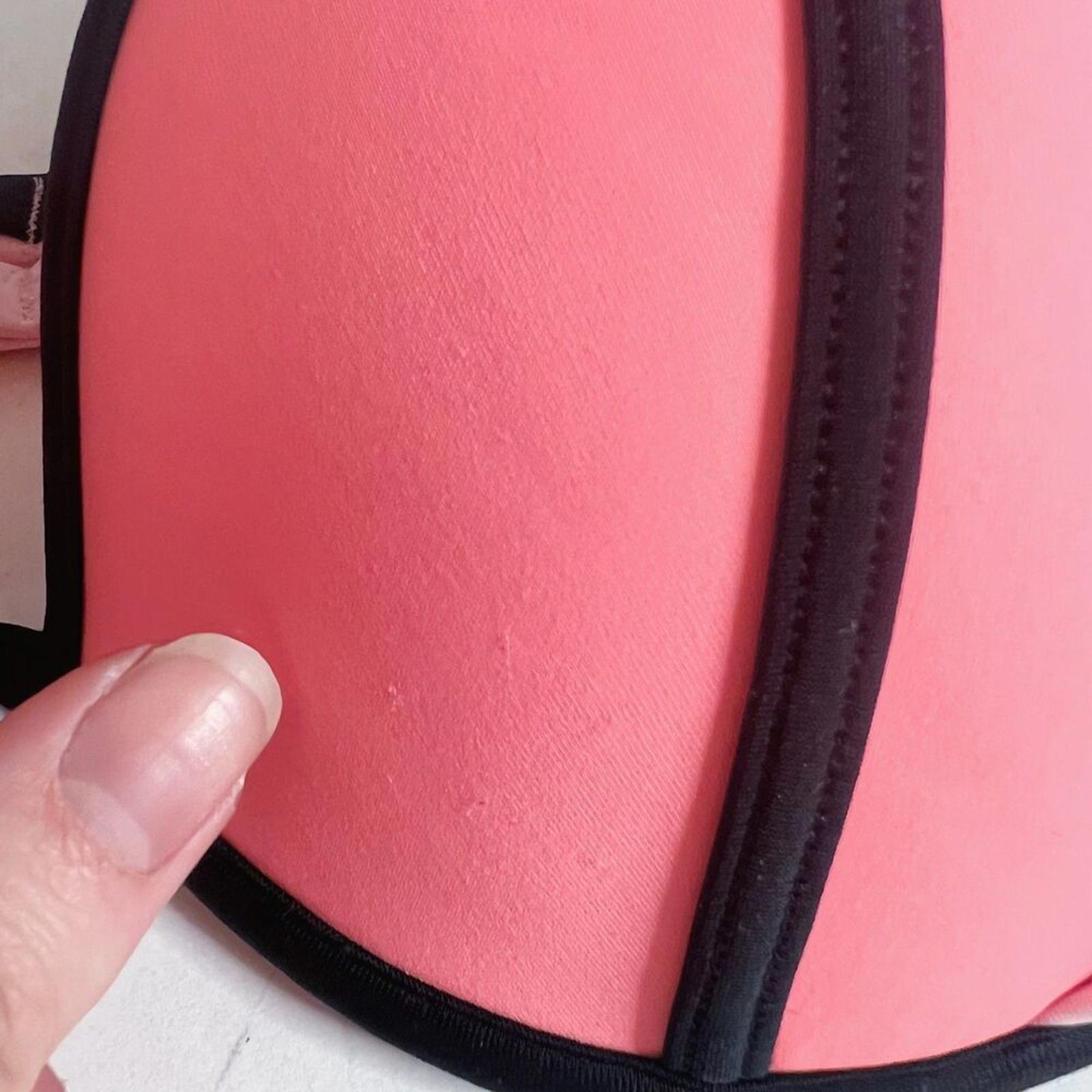 Victoria's Secret the Fabulous Pink Geometric Push Up Bikini Top Size 32DD