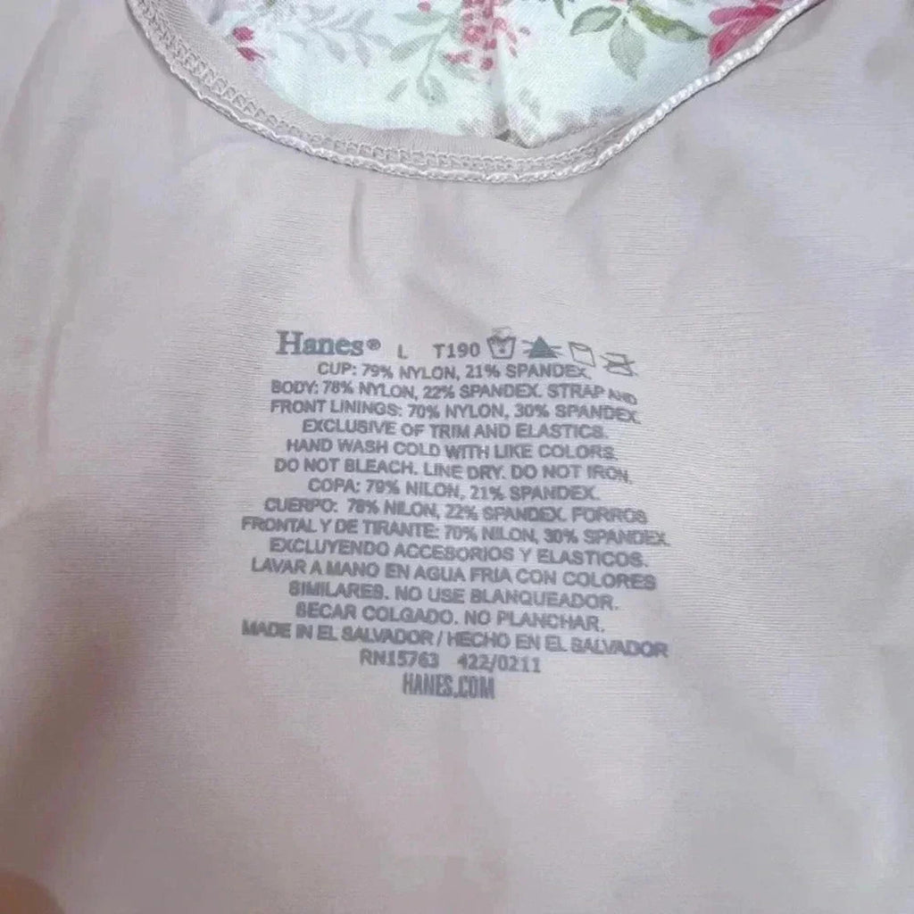 Hanes Nude Shapewear Upper Body Tan Cream Undergarments