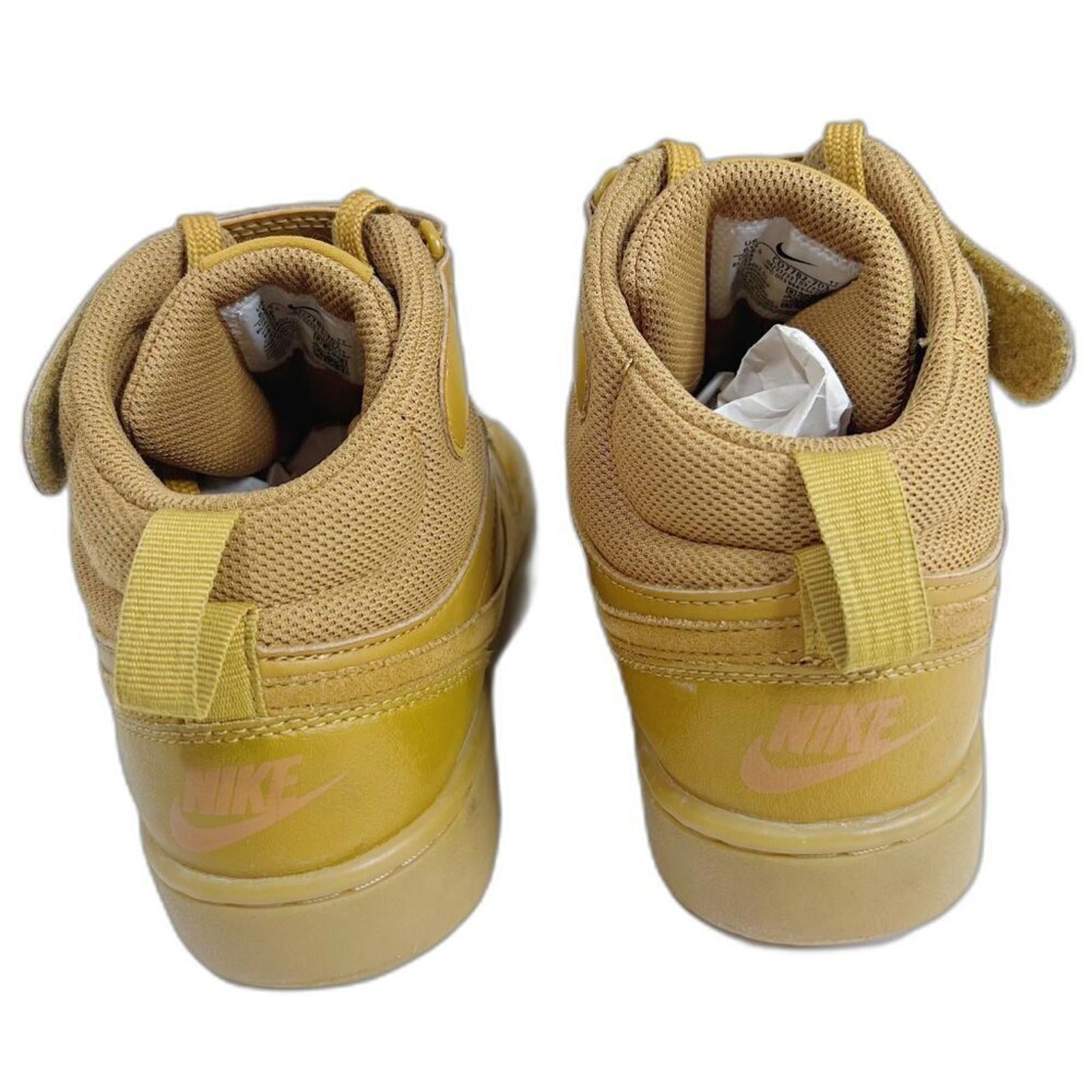 Nike Court Borough Mid 2 Leather Sneakers High Top Athletic Shoes Size 6Y