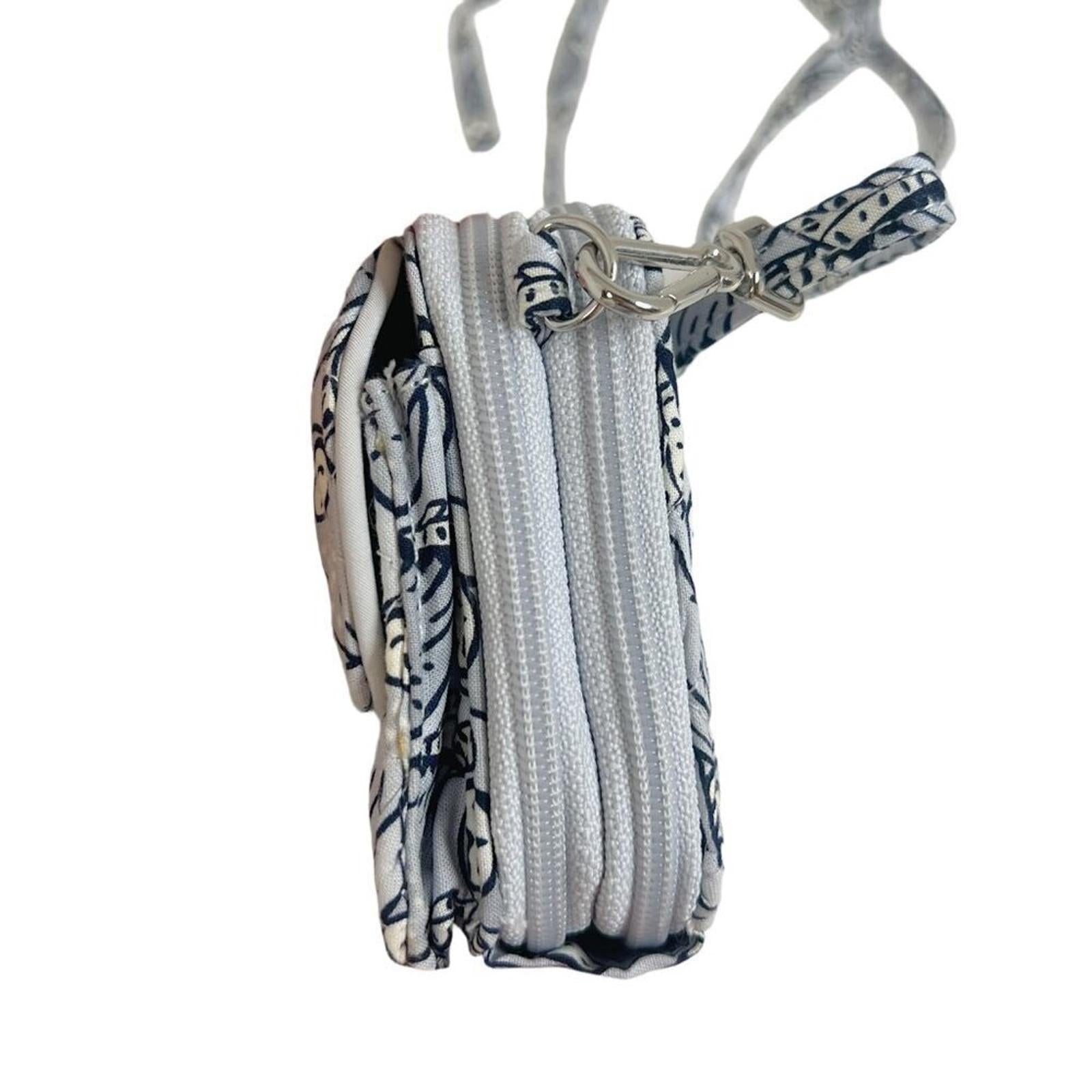 NWT Vera Bradley Grey Owl Print Performance Twill All in One Crossbody Purse