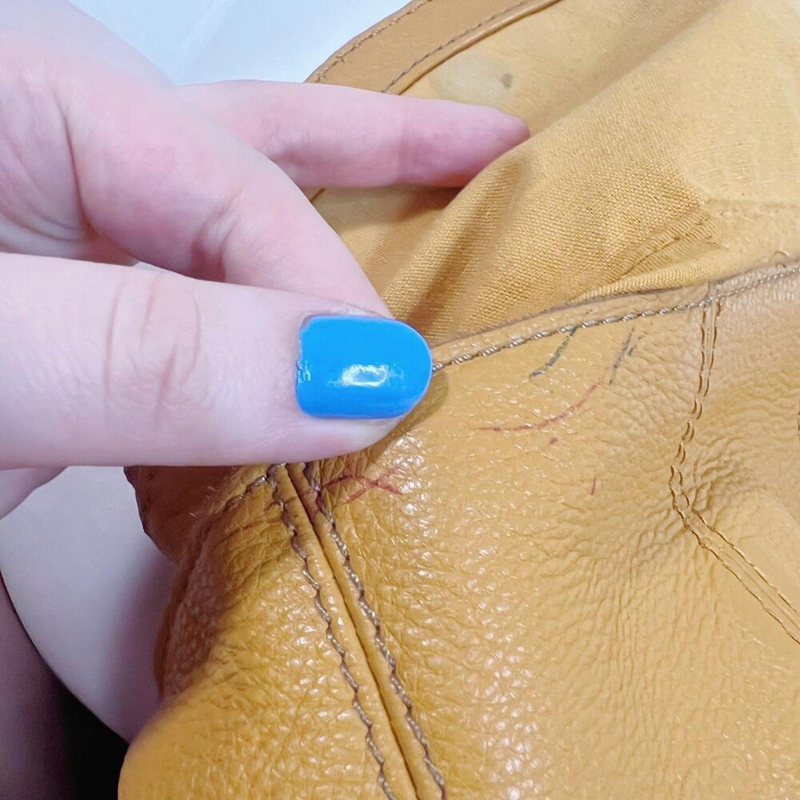 The Sak Deena Crossbody Bag Mustard Yellow Leather Purse