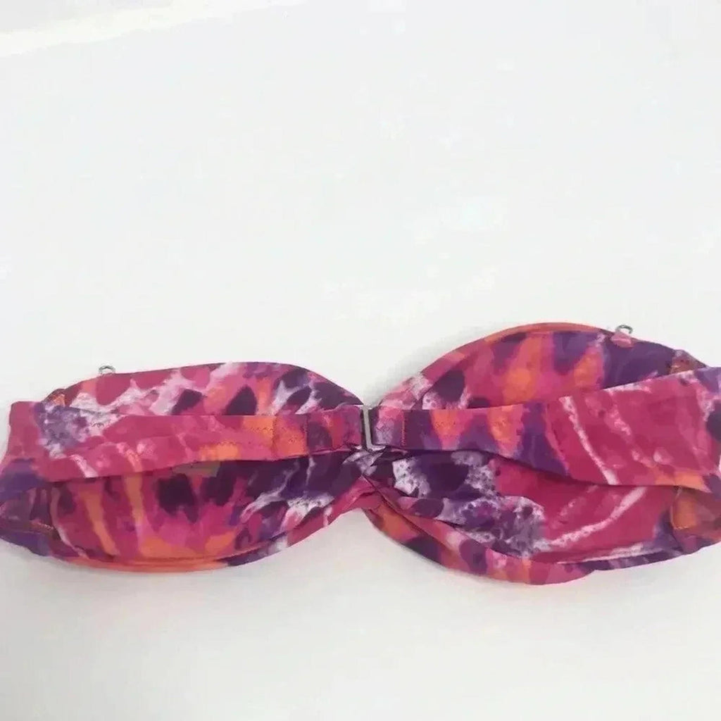 Victoria's Secret Tie Dye Strapless Bikini Top