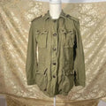 Free People Green Not Your Brothers Military Jacket Cargo Size S