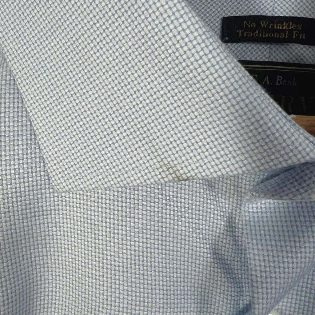 Jos. A. Bank Reserve Collection Light Blue White Button Down Collared Shirt