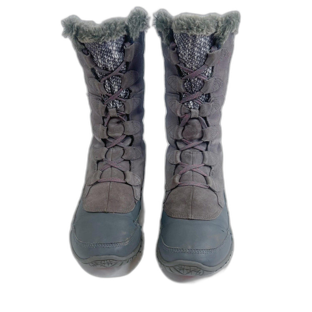The North Face Nuptse Purna Boots Winter Snow Boots Fur Waterproof Size 7.5