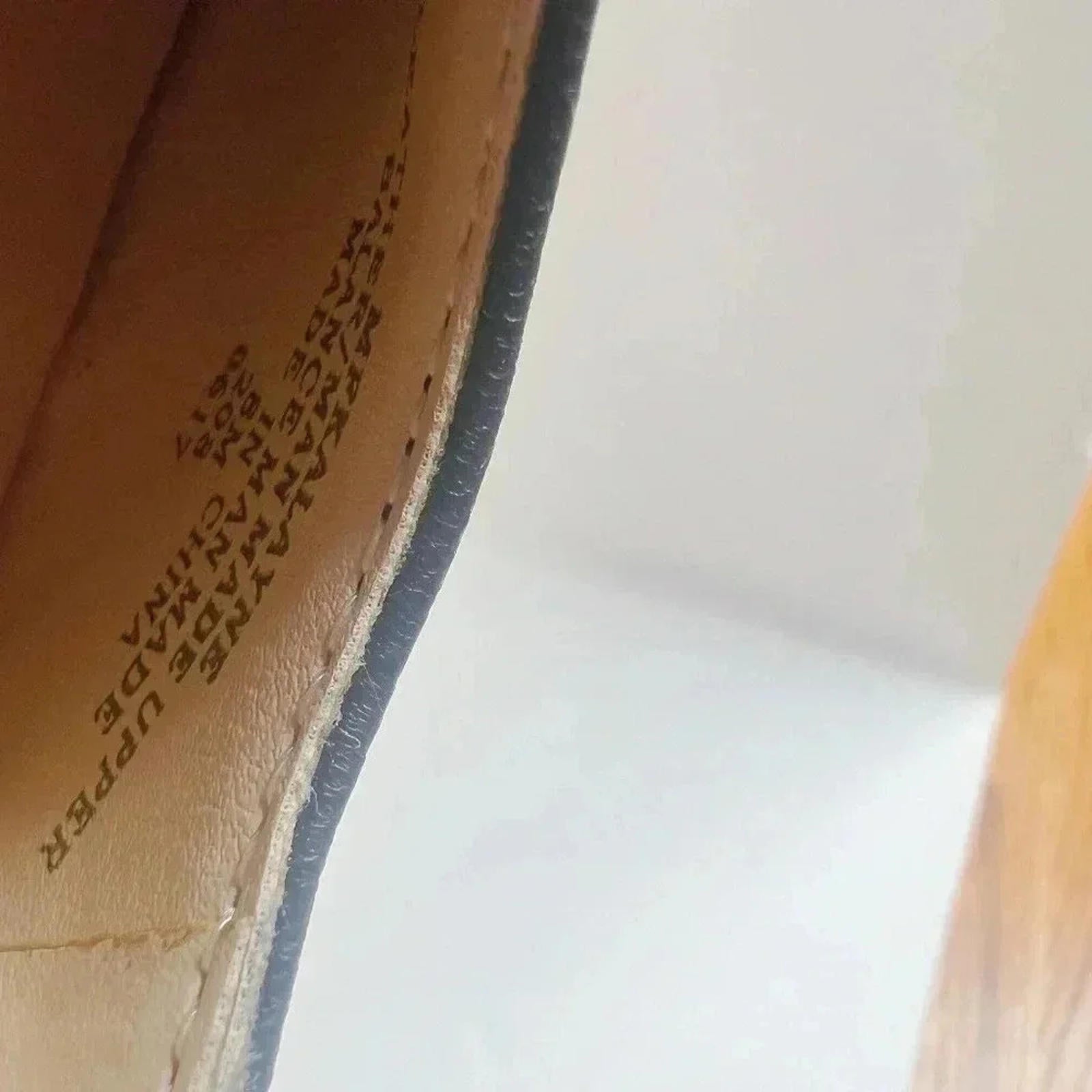 Marc Fisher MFKalayne Black Leather Pointed Toe Heel Size 8