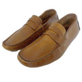 Di Bianco SPQR Brown Leather Driving Loafers Men's Size 9.5 Italian Leather