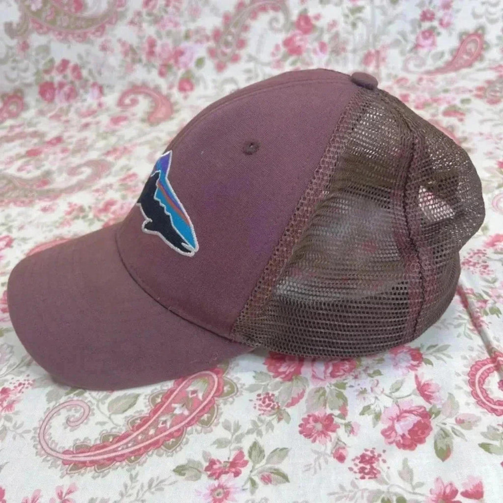 Patagonia Brown Trout Mountains Snapback Cap Fish Logo