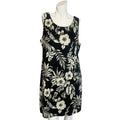 100% Silk Vintage 90s Pineapple Moon Tropical Print Mini Dress Women's Size L