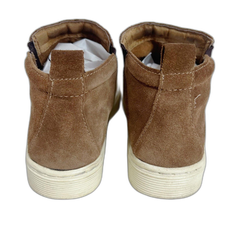 Sofft Britton li Brown Suede Leather Slip on Sneakers Women's Size 7.5