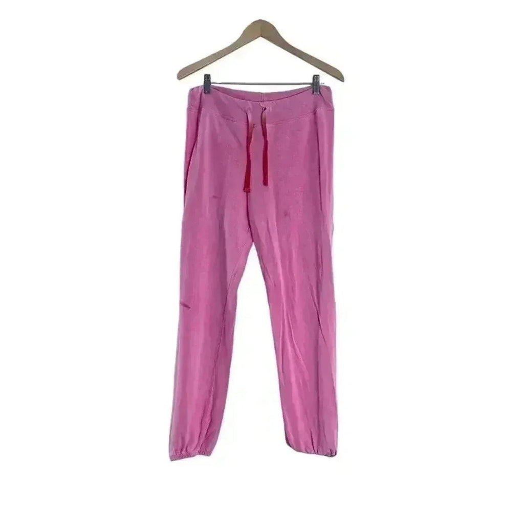 Sundry Barbie Pink Joggers Terrycloth Sweatpants Women's Size M