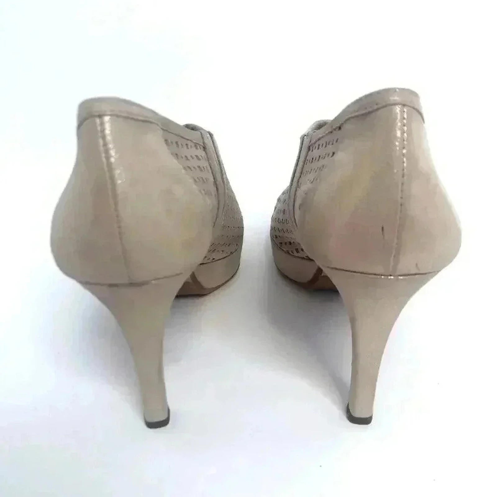 Paul Green Open Toed Booties Passion Perforated Women's Size 9.5 US