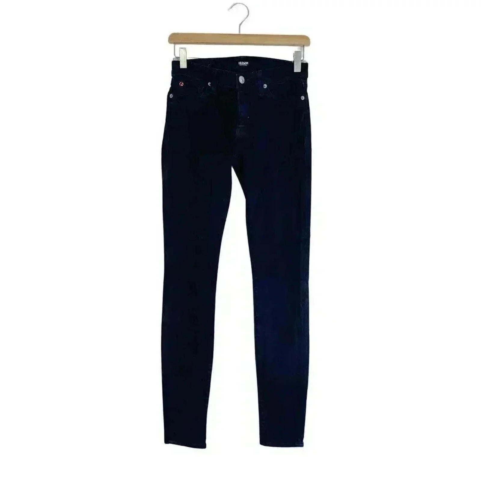 Hudson Mid Rise Dark Wash Skinny Jeans Mid Rise Women's Size 28 Denim
