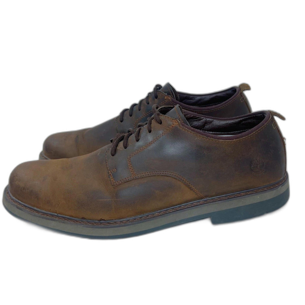 Timberland Squall Canyon Waterproof Brown Leather Oxfords Casual Men's Size 15