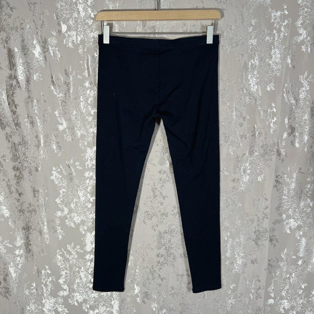 Athleta Black Cropped Leggings Workout Athleisure Athletic Women's Size M