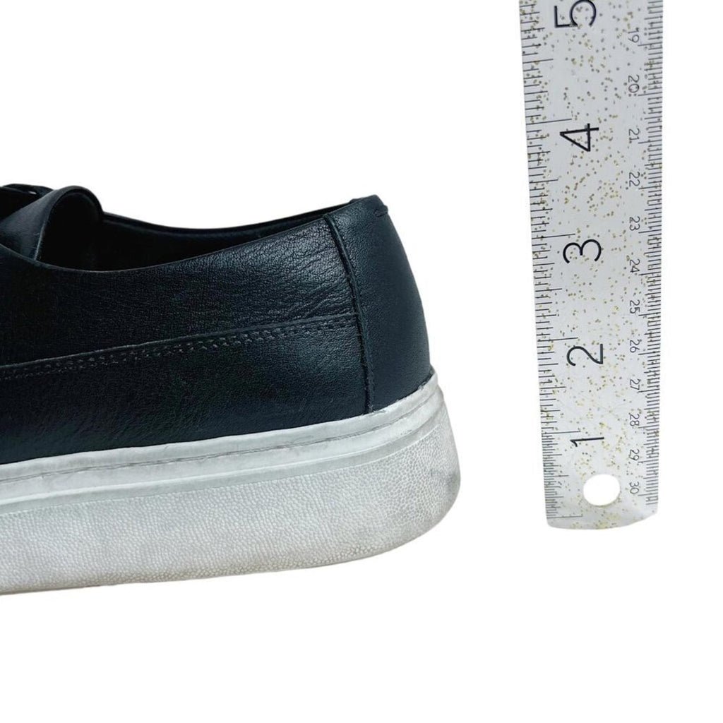 Eileen Fisher Penni Black Leather Platform Sneakers Women's Size 7