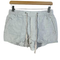 GAP Cream Linen Blend Drawstring Waist Shorts Women's Size S