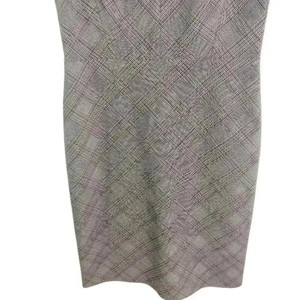 NWT Rebecca Taylor Tailored Plaid Sheath Dress Business Casual Office Size 10