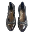 AGL Brown Leather Rounded Toe Heels Heeled Ballet Shoes Size 39.5