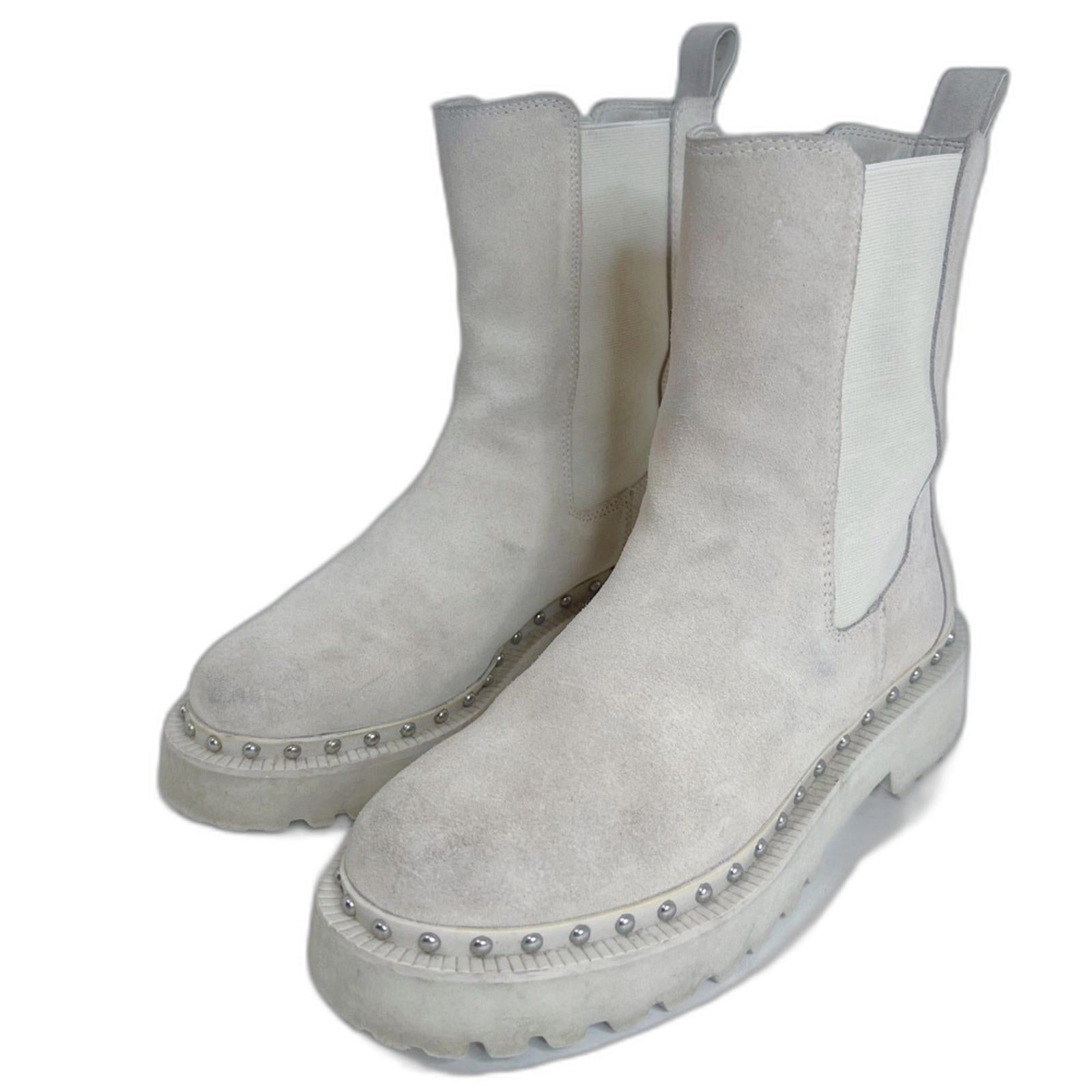 Vince Camuto Meenday Women's Chelsea Boot Lug Sole Cream Suede Size 9