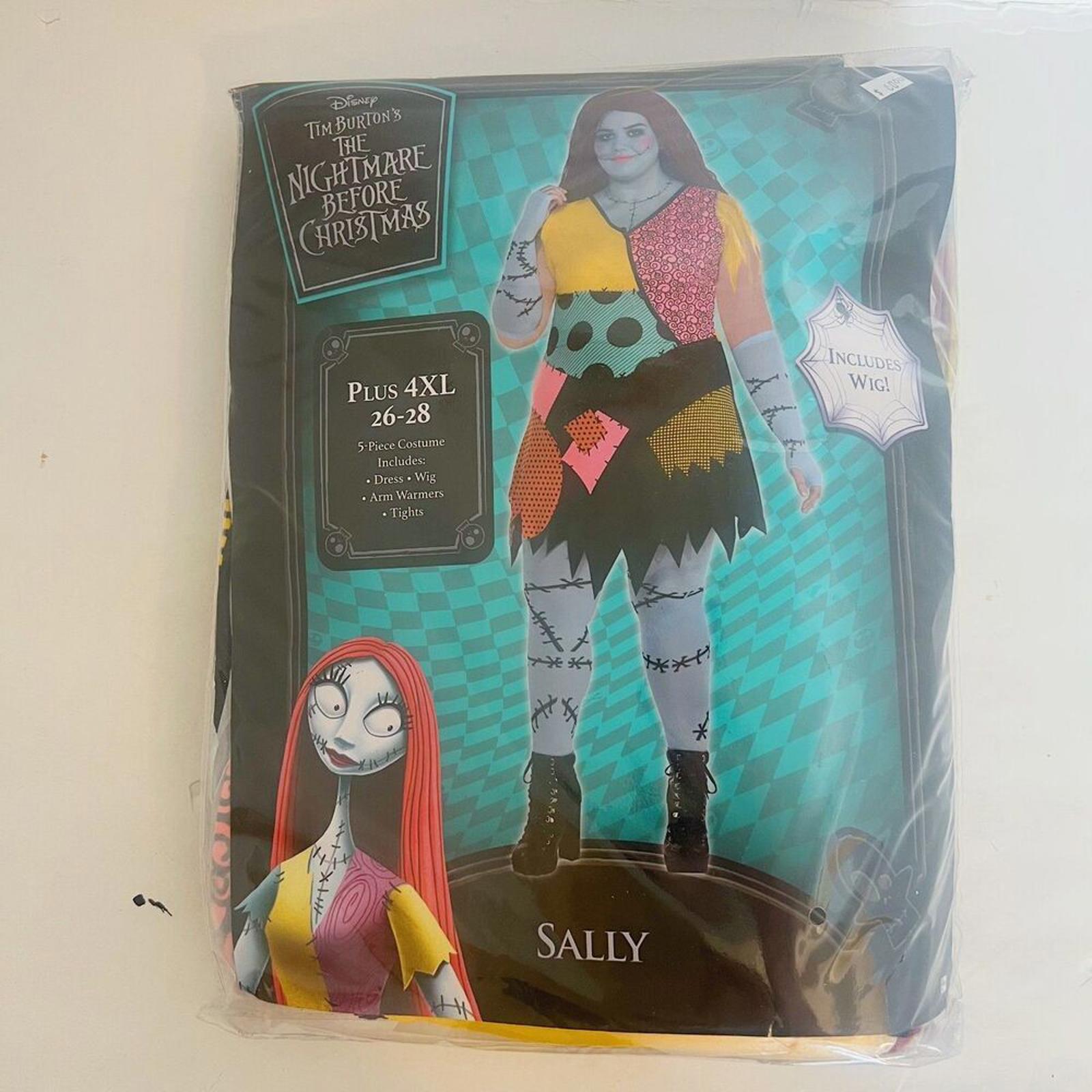 NWT Nightmare Before Christmas Sally Adult Women Halloween Costume Size 4XL
