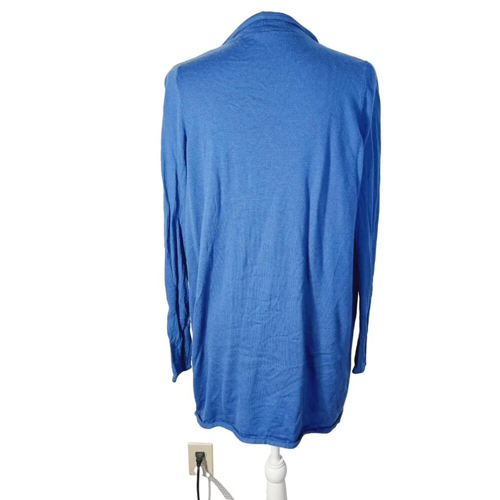 Elie Tahari Merino Wool Blue Cardigan Women's Size S