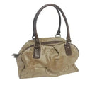 Coach Golden Embroidered Stagecoach Handbag Shoulder Bag