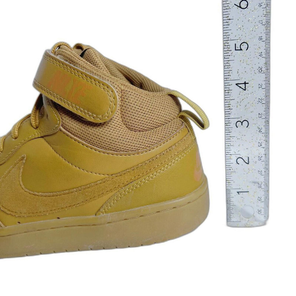 Nike Court Borough Mid 2 Leather Sneakers High Top Athletic Shoes Size 6Y