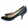 Giuseppe Zanotti Design Black Patent Leather Rounded Toe Pumps Heels Size 9