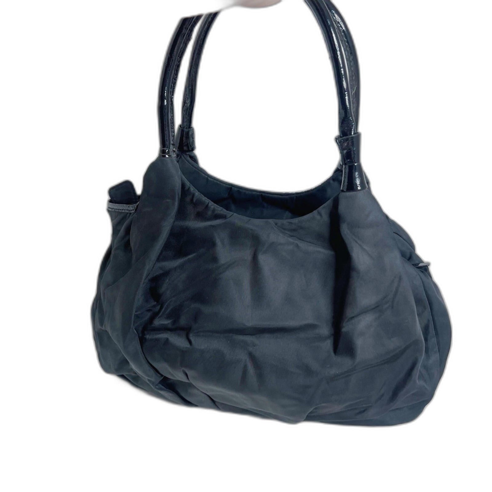 Kate Spade New York Nylon Karen Handle Bag Patent Leather Shoulder Bag Purse