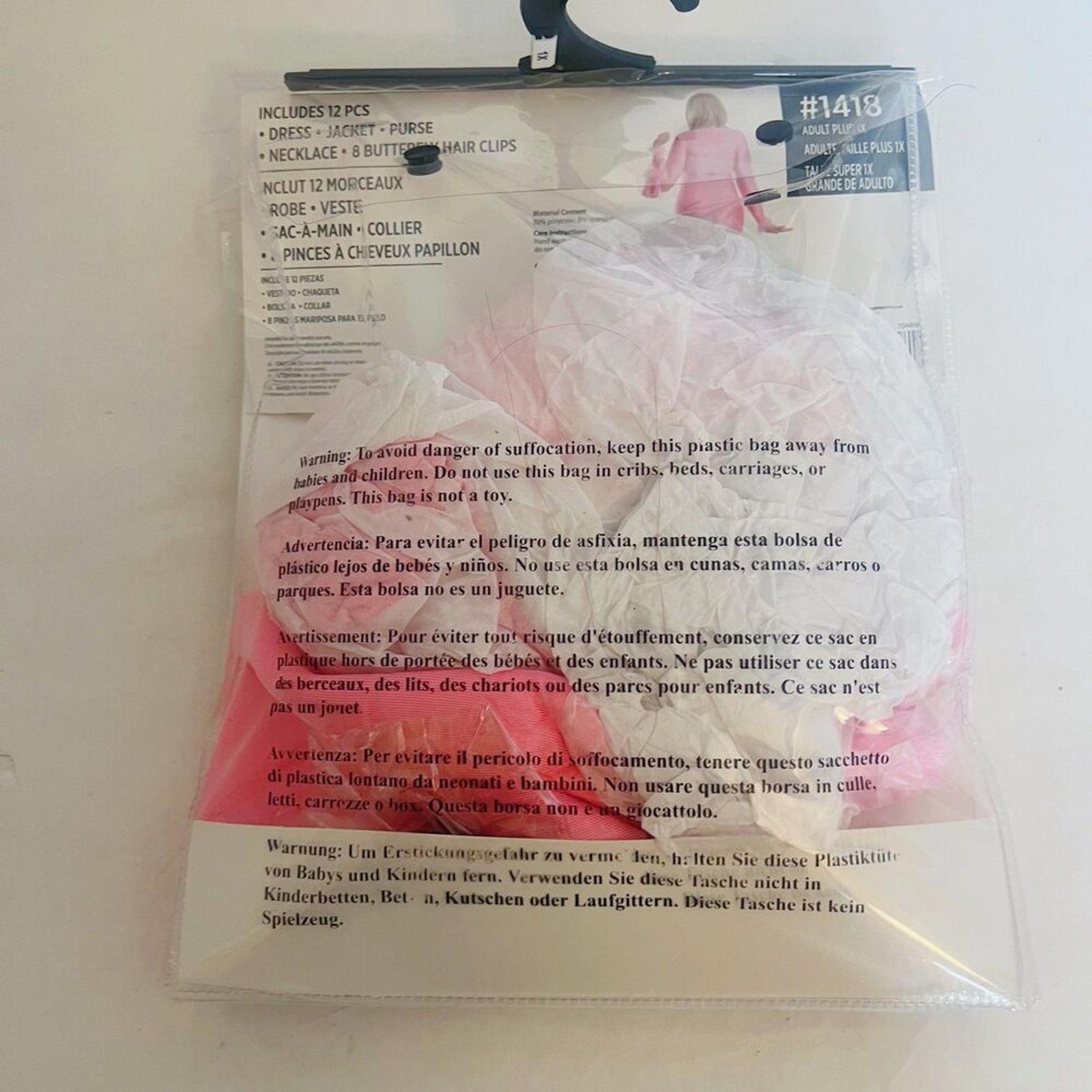 NWT y2k Pink Mini Dress Pink Fur Lined Jennifer Coolidge Legally Blonde Size 1X