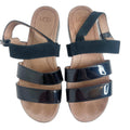 Ugg Braelynn Sandal Black Patent Leather Strappy Platform Sandal Size 9.5