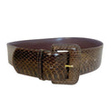 Vintage Harve Benard Snakeskin Chunky Belt Snake Belt y2k Women's Size 6