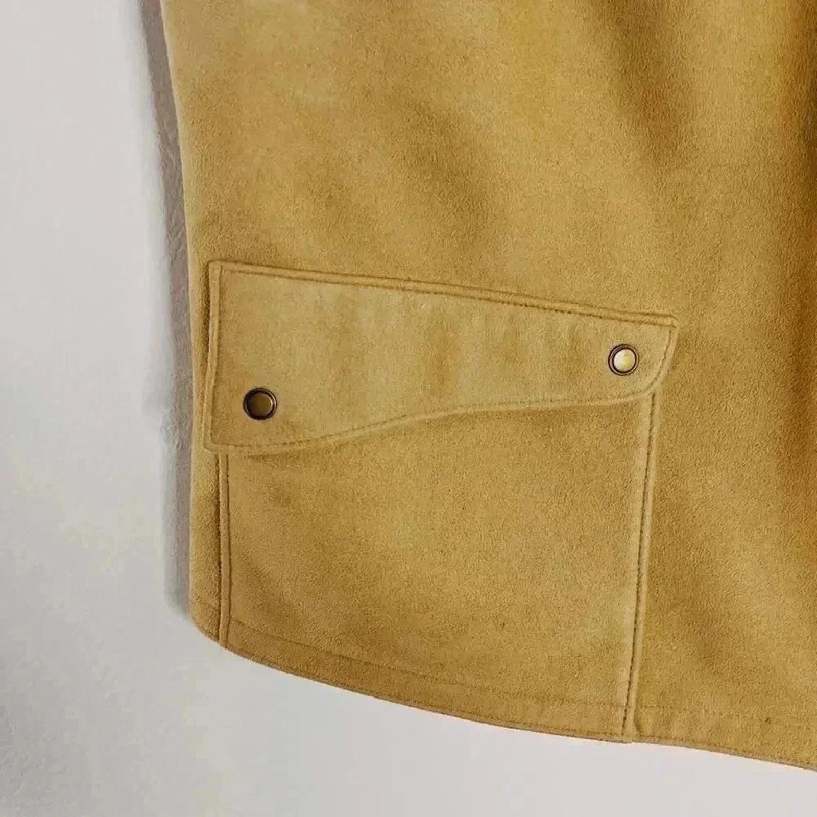 Talbots Tan Faux Suede Vest Women's Size 1X