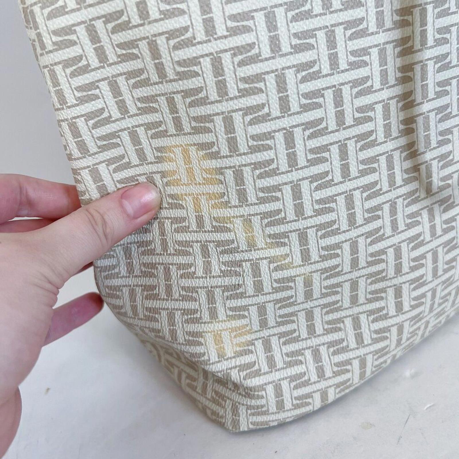 Tommy Hilfiger Monogram Tan Tote Bag Purse