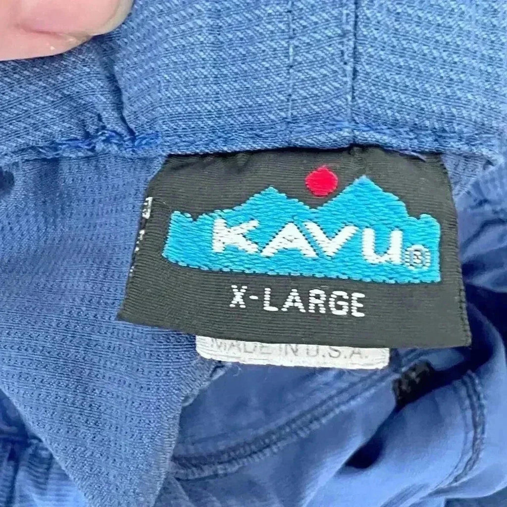 Kavu Chilli Lite Men's Hiking Shorts Blue Workout Athletic Outdoor Size XL