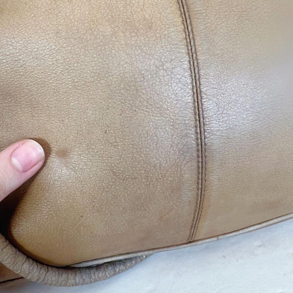 Frye Vintage Tan Leather Shoulder Bag Purse Western Boho
