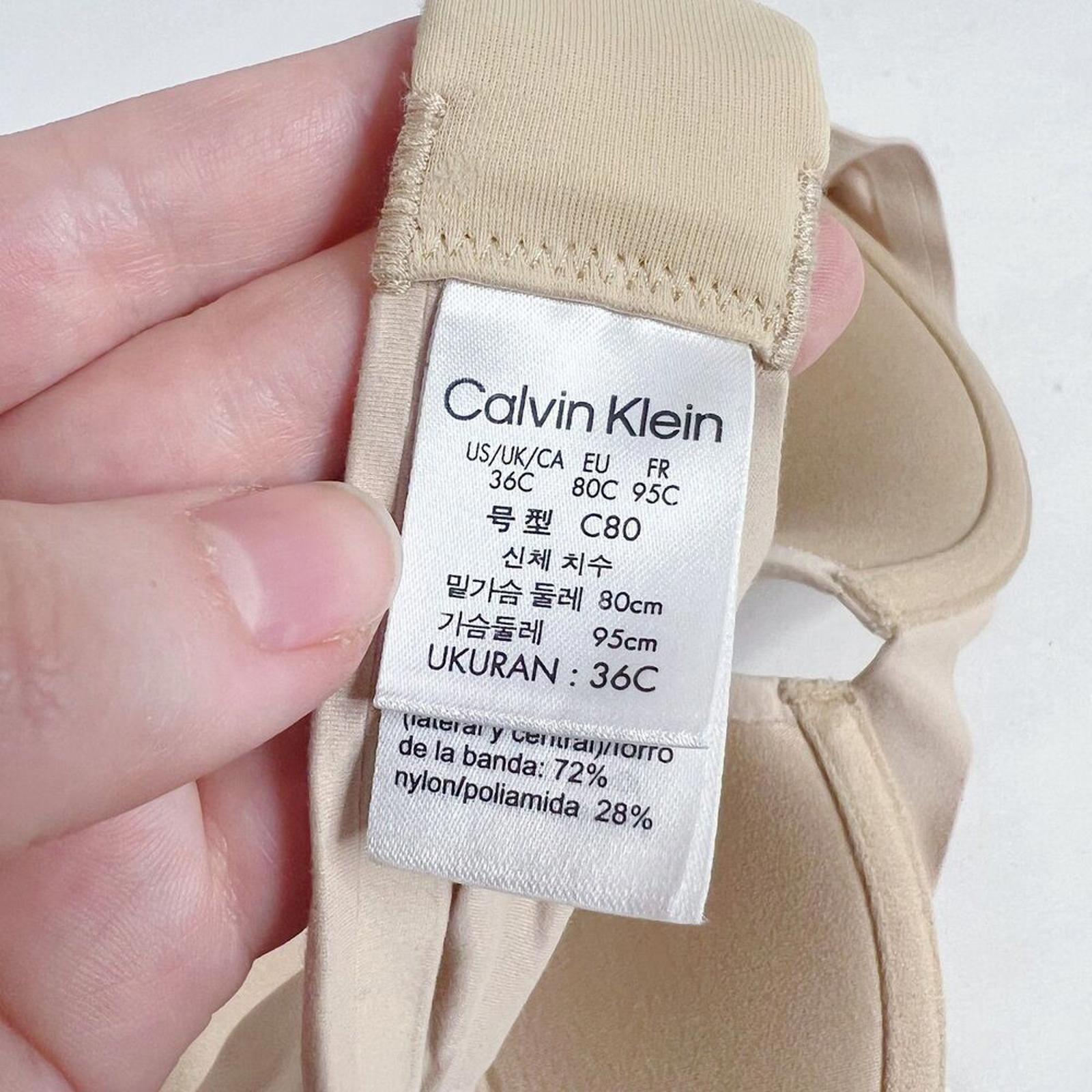 Calvin Klein Nude T Shirt Bra Size 36C