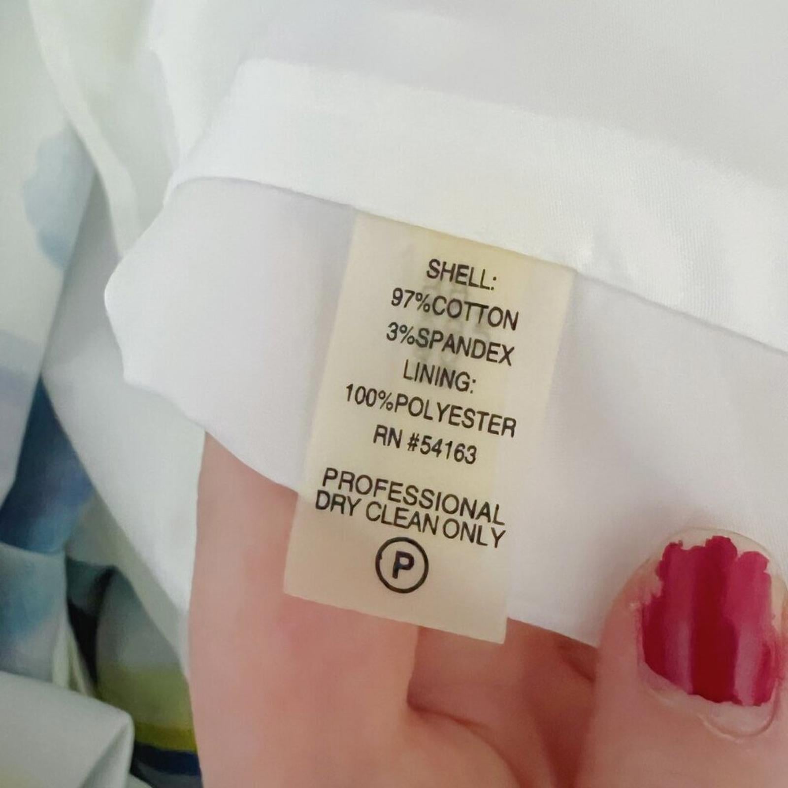 Calvin Klein Multicolor Blue and Green Watercolor Strapless Sun Dress Size 10