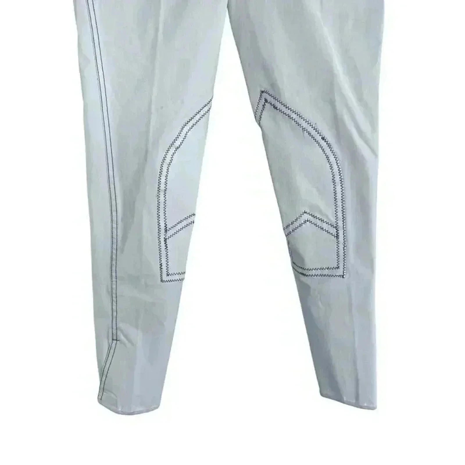 NWT Gersemi Sunna Cloth Knee Patches White Equestrian Pants Women's Size 40