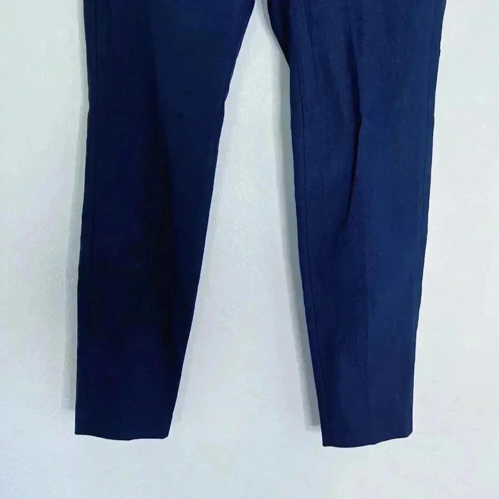 J Crew Ryder Navy Blue Pants Slacks Women's Size 6