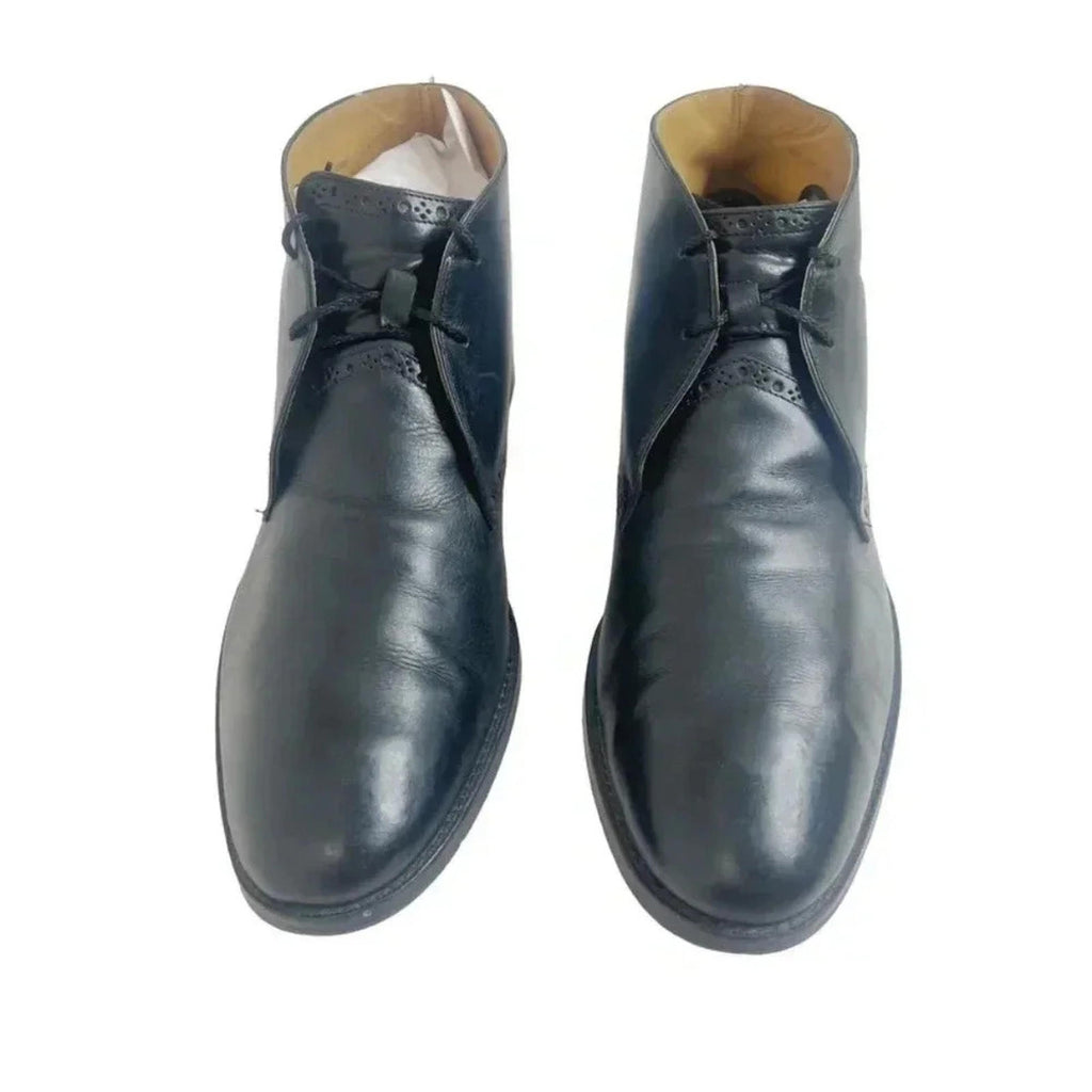Cole Haan Men's Cambridge Chukka Boots Black Leather Size 11.5
