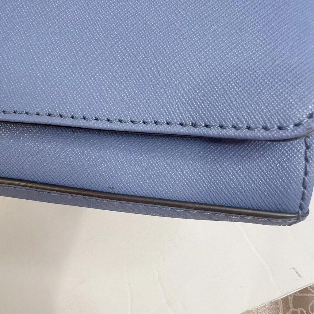 Rebecca Minkoff Jill Saffiano Crossbody Bag With Tassel Leather Blue Periwinkle