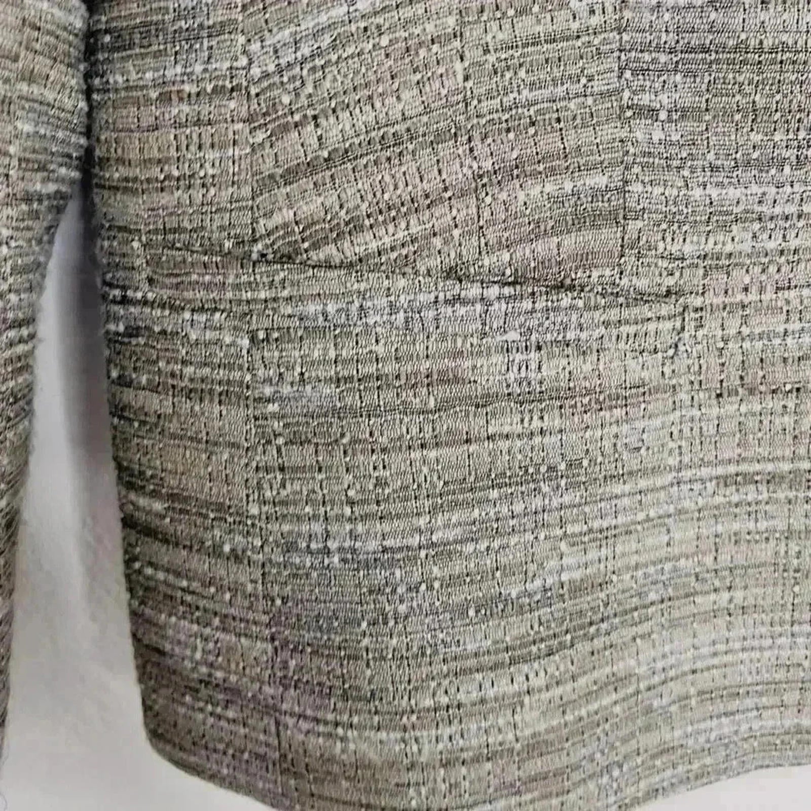 Lafayette 148 Tan Tweed Blazer Women's Size 6 Business Casual Formal Office