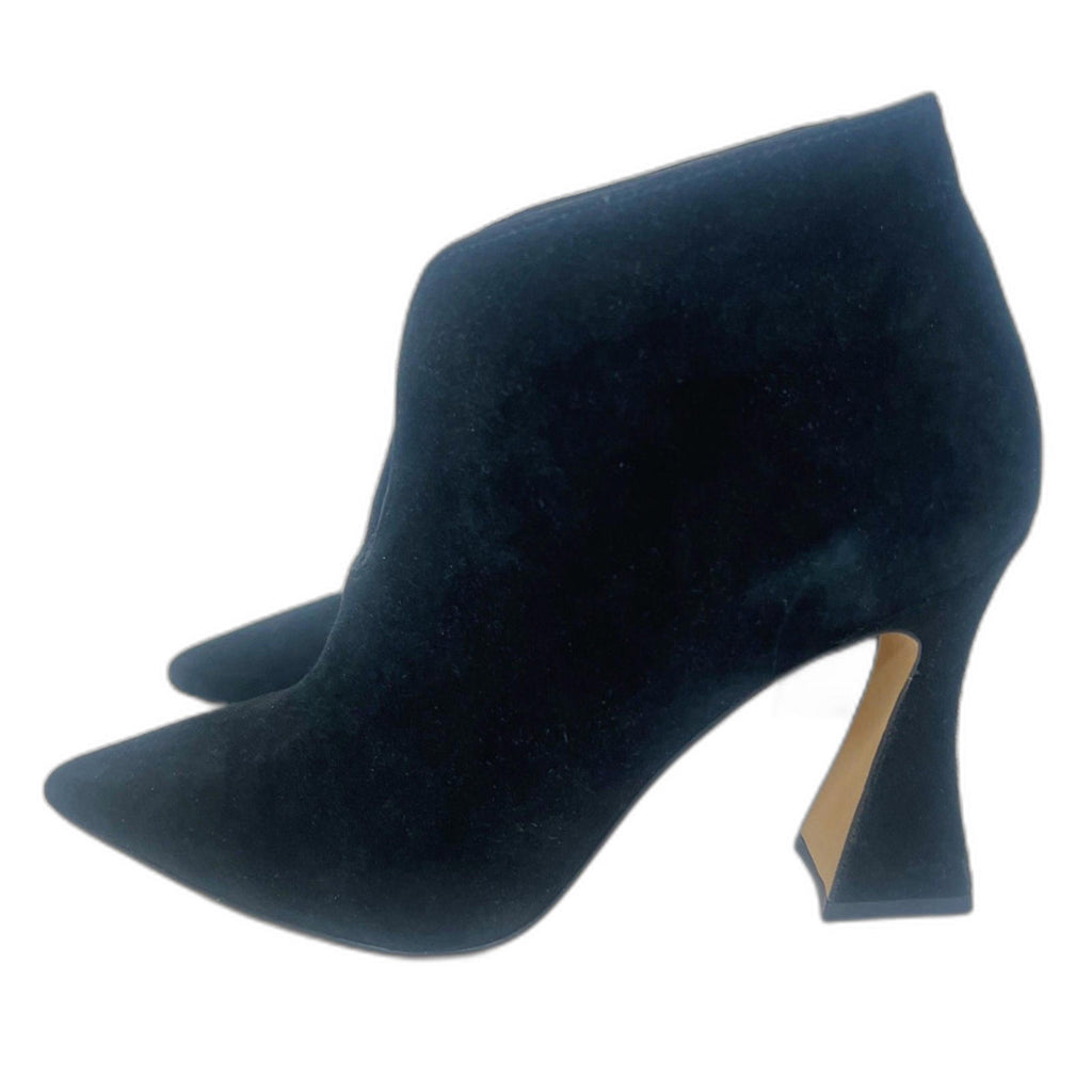 Vince Camuto Avelind Black Suede Dress Bootie Heeled Ankle Boot Size 8