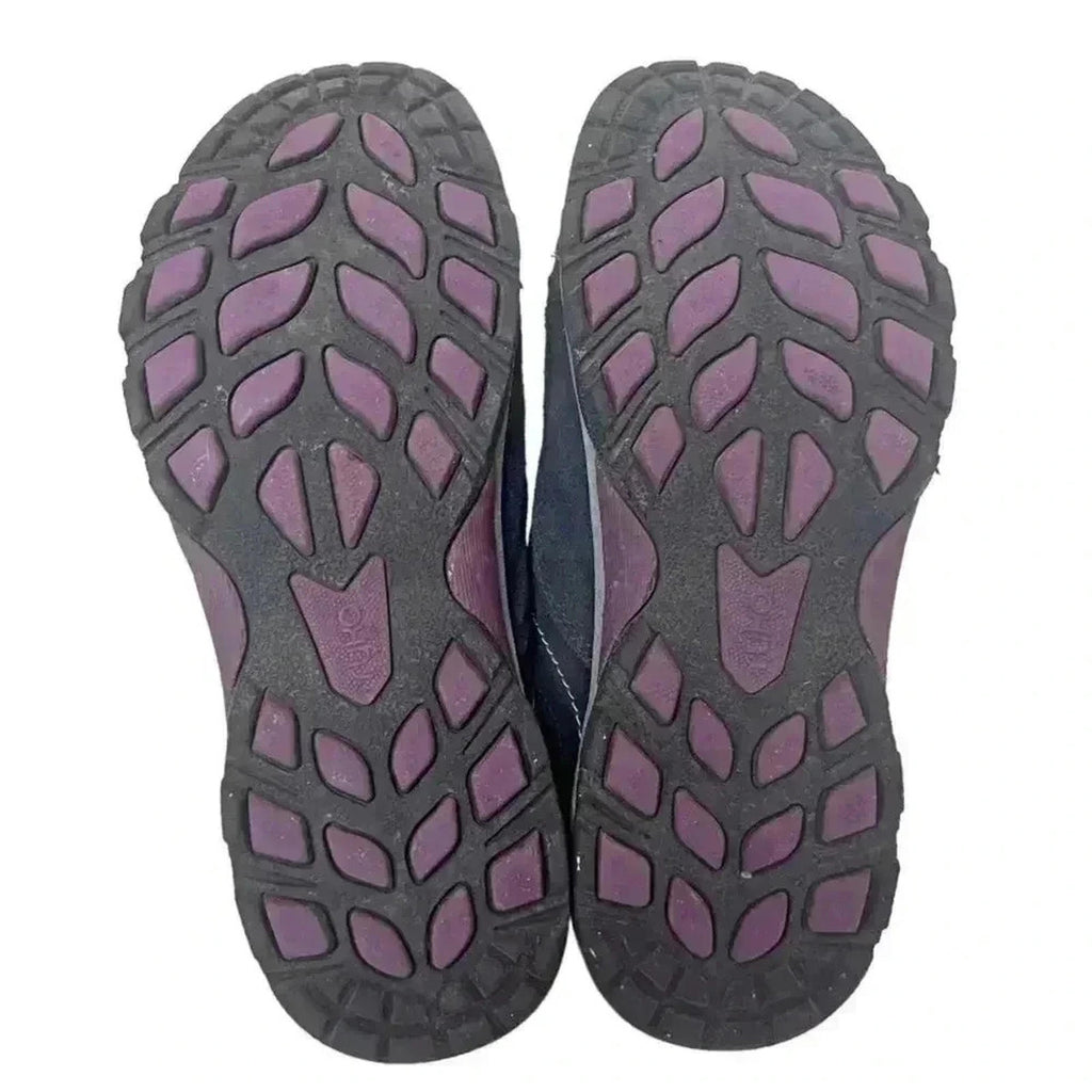 Ryka Navy Blue and Purple Hiking Boots Women's Size 9.5