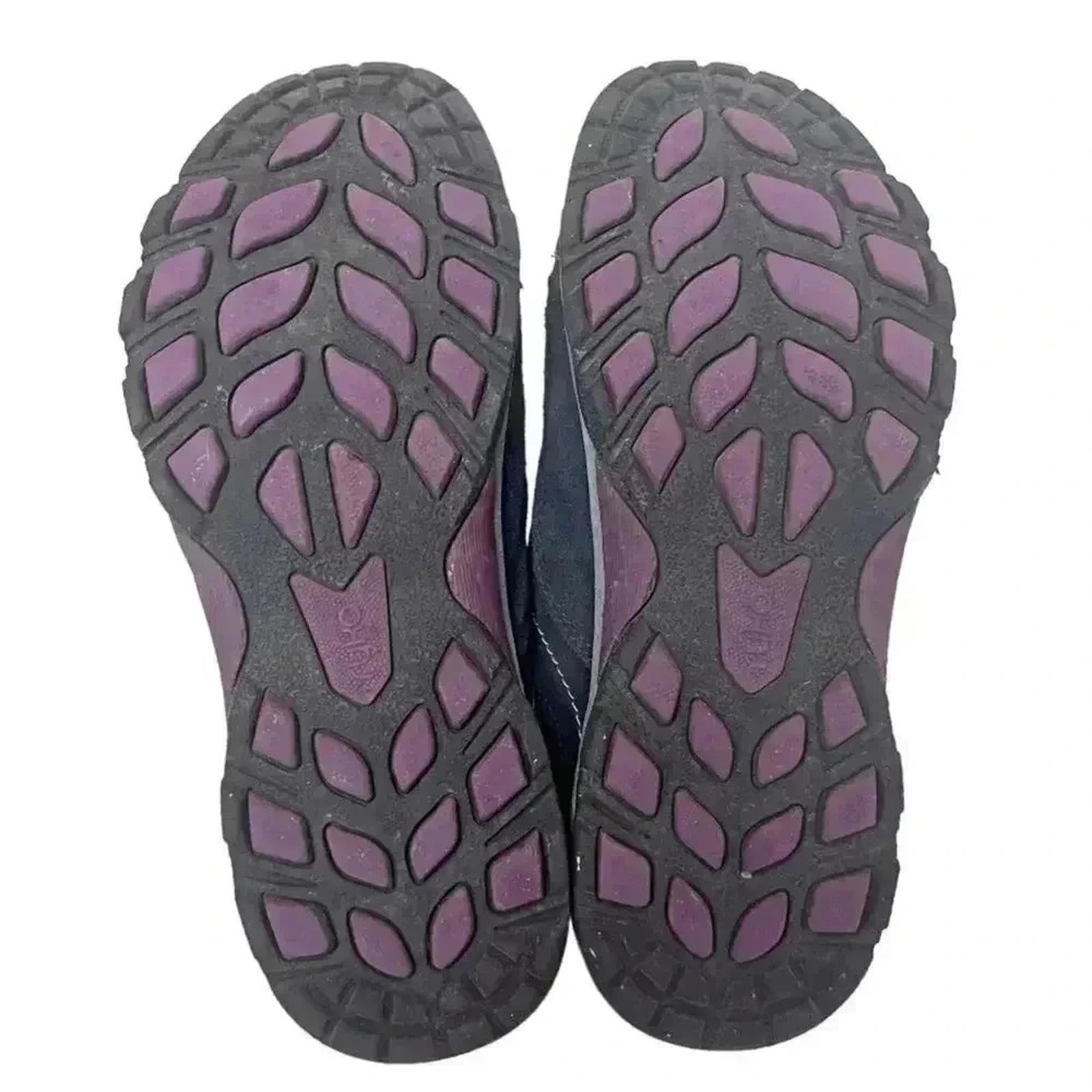 Ryka Navy Blue and Purple Hiking Boots Women's Size 9.5